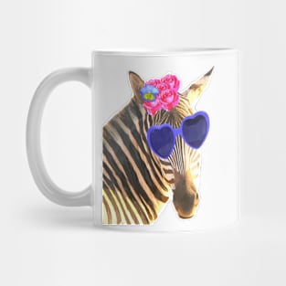 Cute Zebra Illustration Mug